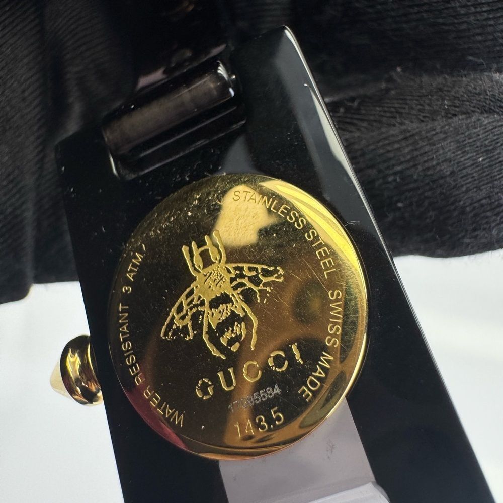 Gucci YA143509 Studded Plexiglas Skeleton 40mm Women's Watch - Picture 8 of 11